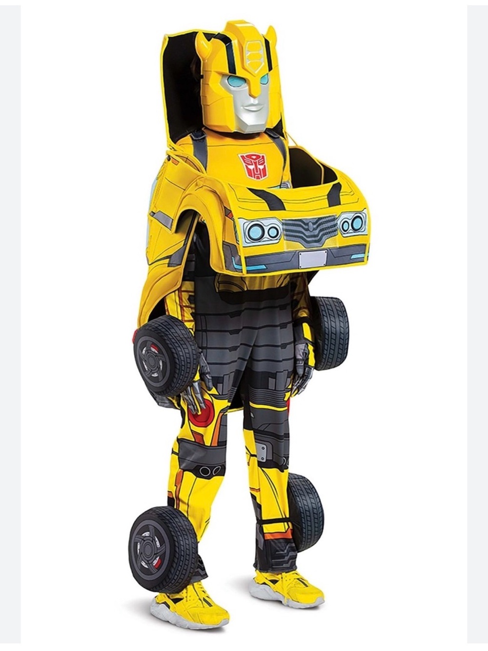 TRANSFORMERS OPTIMUS 🐝 BUMBLEBEE 🐝 KIDS DELUXE CONVERTING COSTUME 🌟EUC🌟